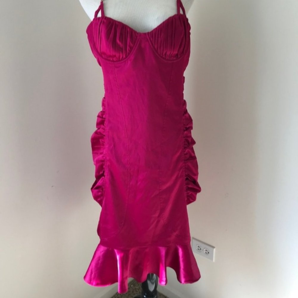 Marciano Guess Silk Bodycon Dress New